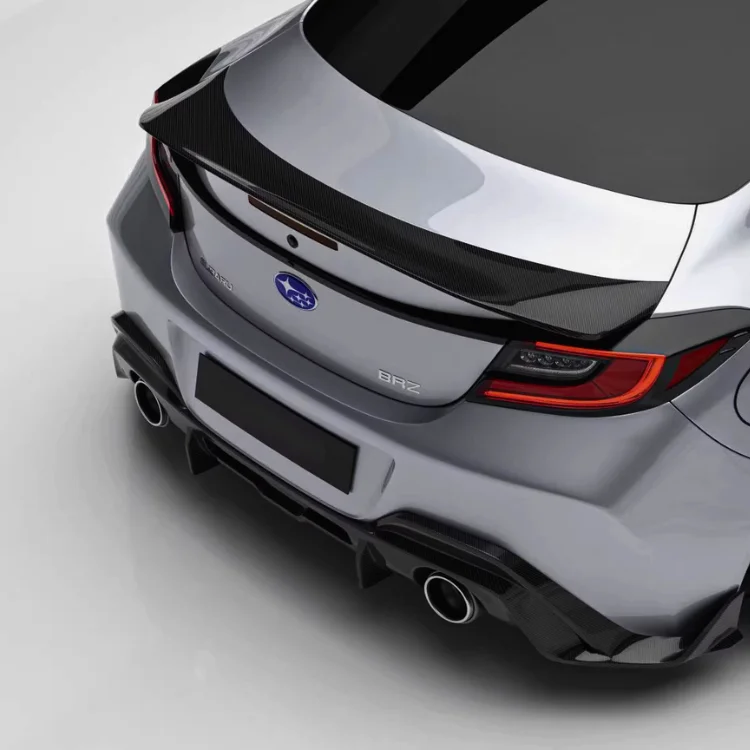 Real Carbon Body Kits Rear Spoiler Bumper Trunk Lip Car Auto Parts For Toyota GR86 2022+ For Subaru BRZ
