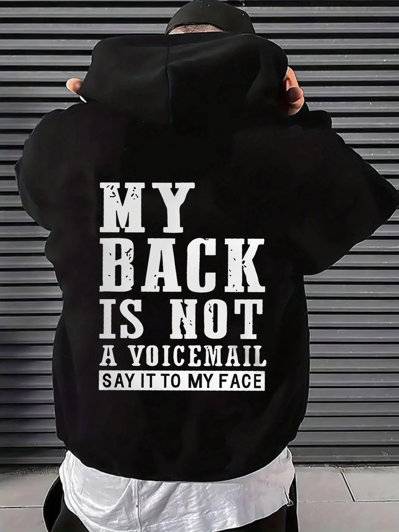 Men's Fun Hoodie with the Humorous Slogan 