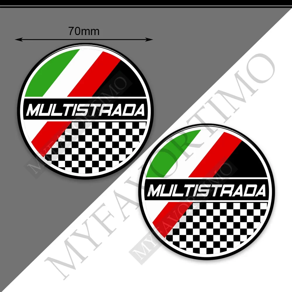 Para Ducati MULTISTRADA 1200 S 1200S pegatinas calcomanías almohadilla de depósito empuñaduras Kit de combustible de Gas Protector de rodilla