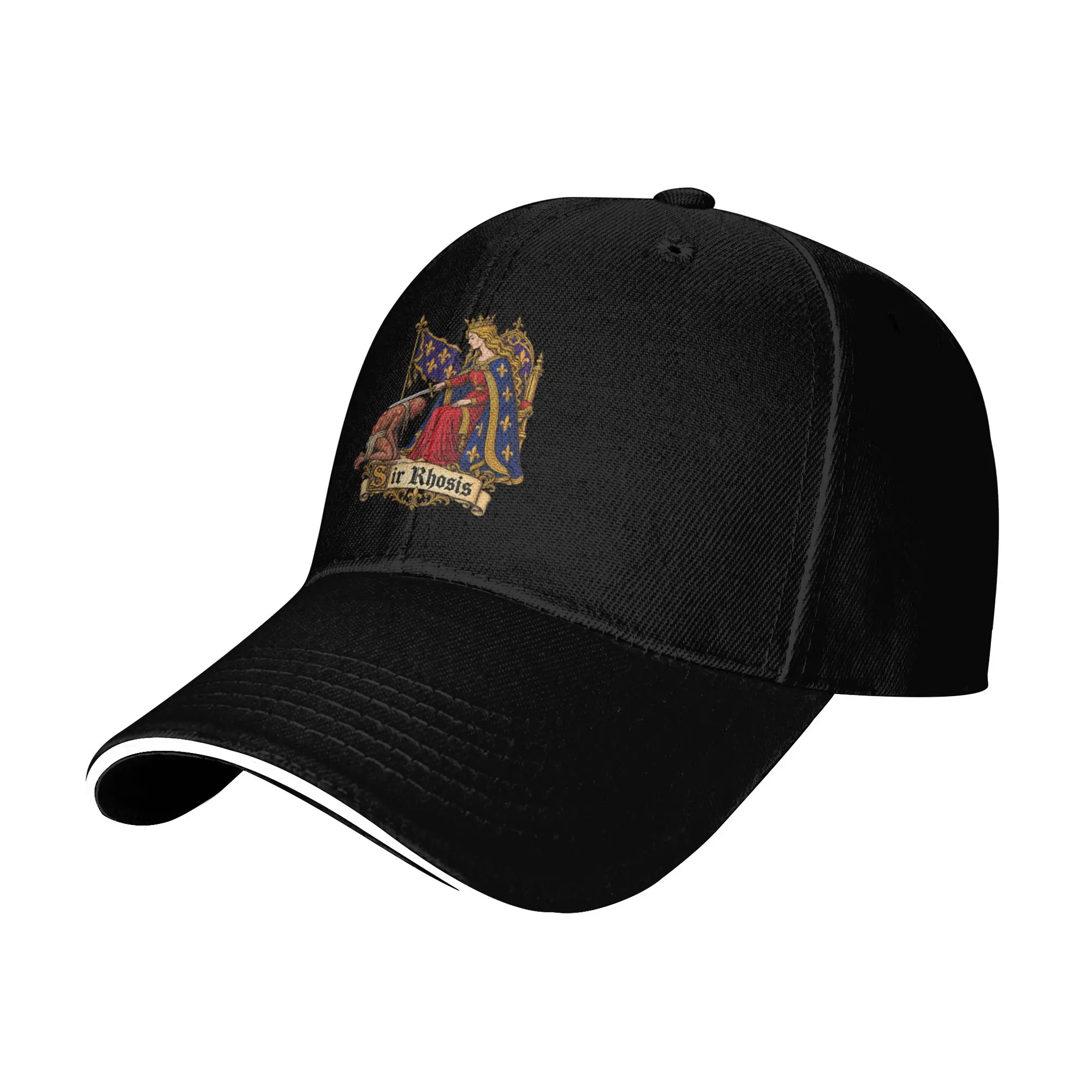 Sir Rhosis Medieval Funny Drunk Knight Meme Casual Baseball Cap  Outdoor Sport Trucker Hat Sun-Proof Couple Women Snapback Cap