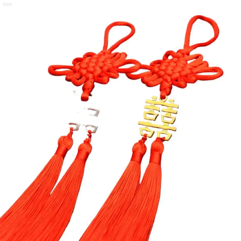

NSDM Small Chinese Knot Spring Festival Decoration For Home Pendant Chinese Lunar New Year Traditional Decor Red Tassel Ornament