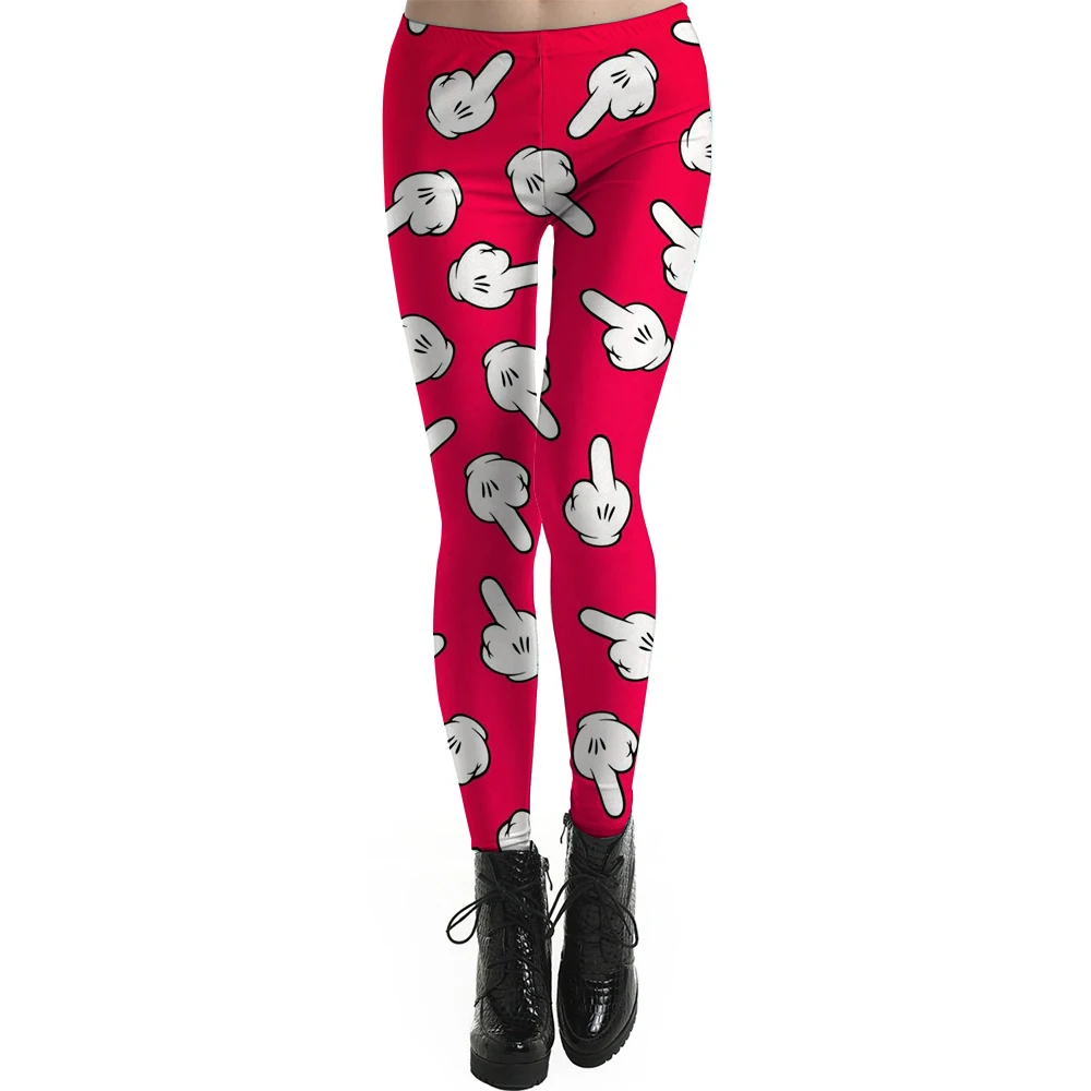 Disney Minnie and Mickey Mouse print Leggings For Women Leggings camouflage Fitness Pants Soft Stretchy Tights Leggings Physical