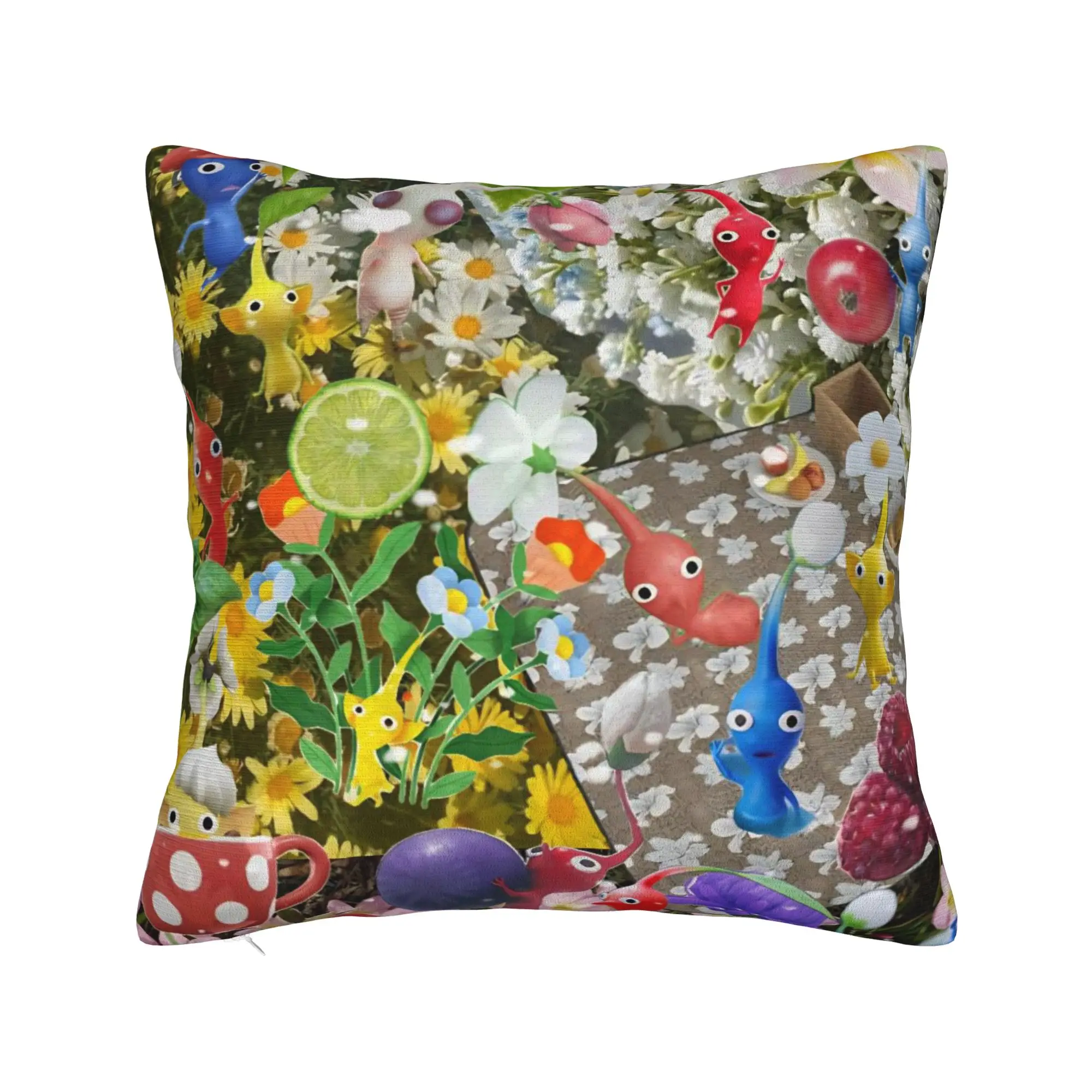 Pikmin Game Pillowcases  Novelty Pillow Case For Wedding Party Home Decor Design Pillow Cover
