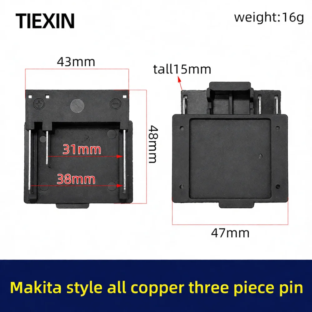 Lithium Battery Plug Metal Pin Copper Terminal Phosphor Connector Repair Parts For Power Strip Cord Replacement Components