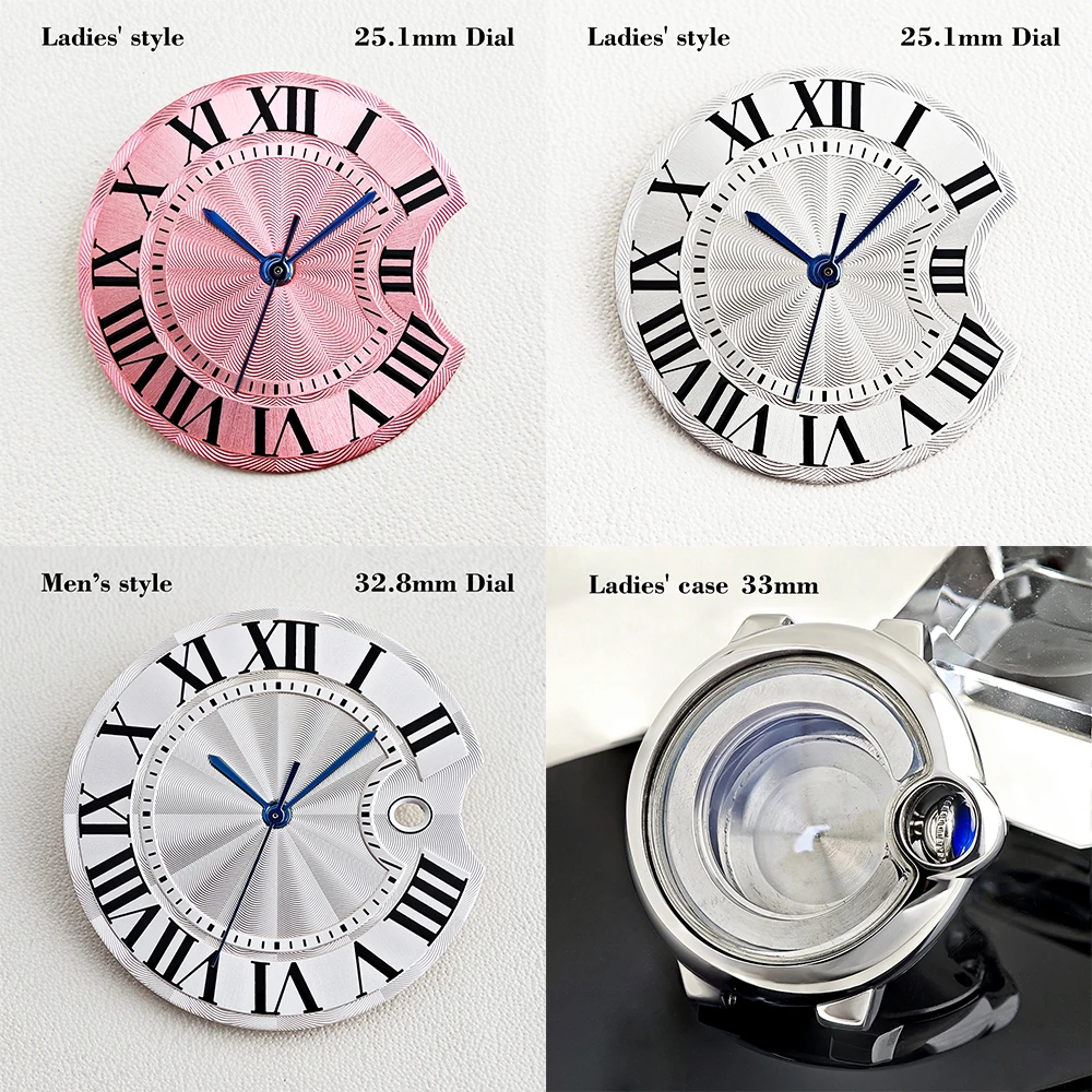 NH05 25.1mm Women's Dial Miyota8285 32.8mm Men's Dial Couple Watch Dial Stainless Steel Case Customizable Logo Dial Gifts