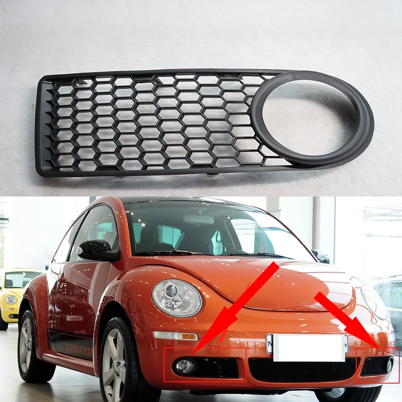 

1C0807683B 1C0807684B FOR VW BEETLE 2006-2010 Car front bumper lights fog lights grille grid grid bee 1C0807683 1C0807684