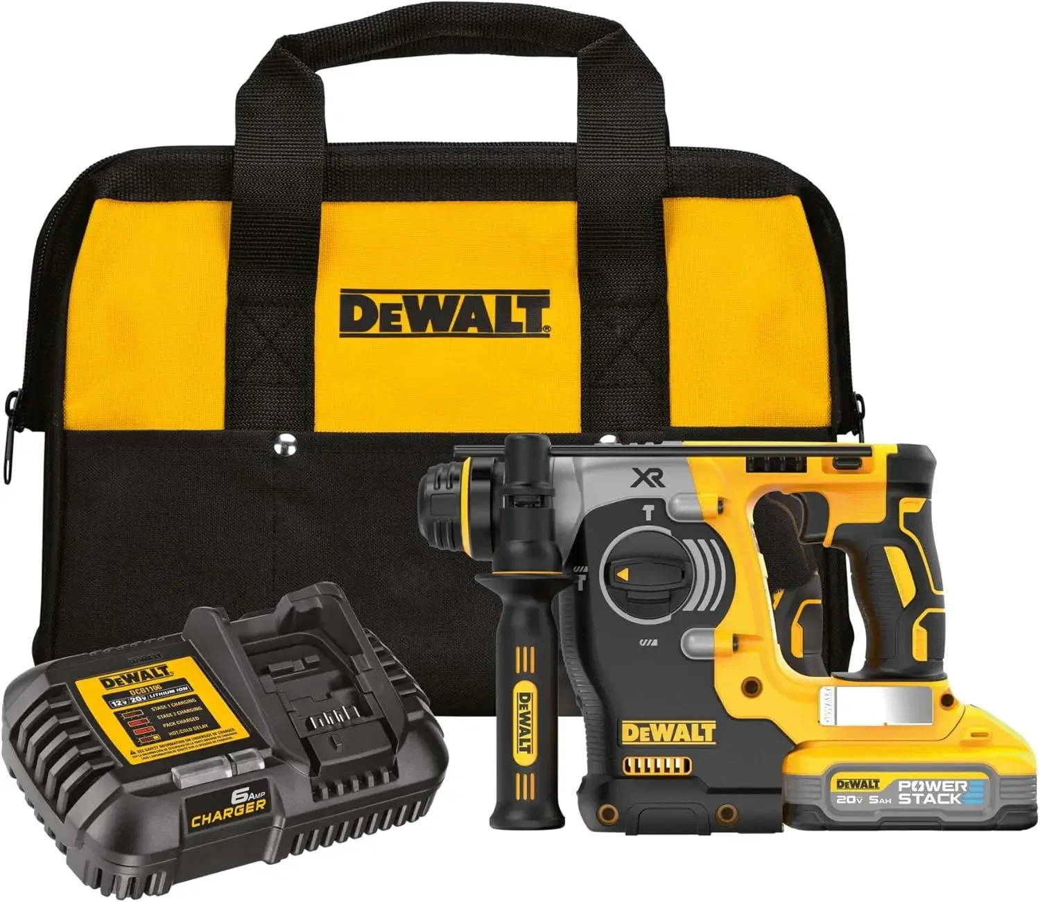 DEWALT 20V MAX Rotary Hammer, Cordless, Battery and Charger Included (DCH273H1)