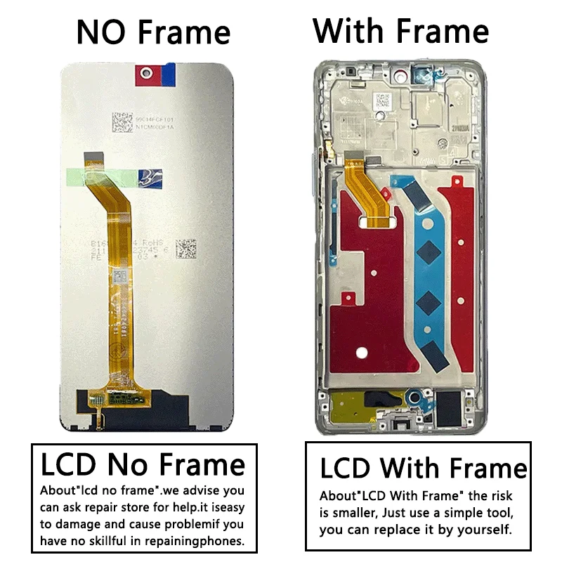 Magic4 Lite ANY-LX1 ANY-LX2 ANY-LX3 Ekran wyświetlacza dla Honor X9 LCD ANY-NX1 Wyświetlacz LCD Ekran dotykowy Digitizer Assembly — zdjęcie produktu 3