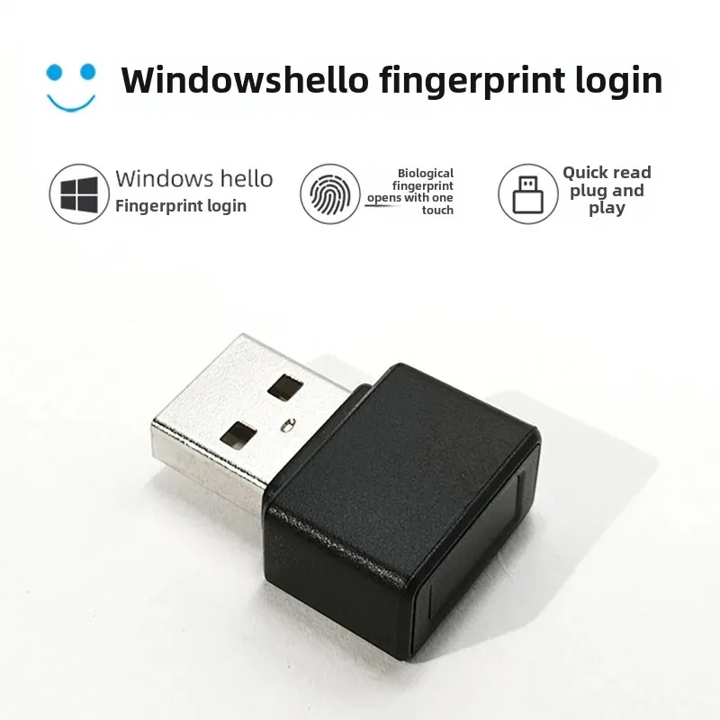 USB Fingerprint Loginer Windows Hello Computer Laptop Desktop Fingerprint Password Recognition Unlocking Security Protection