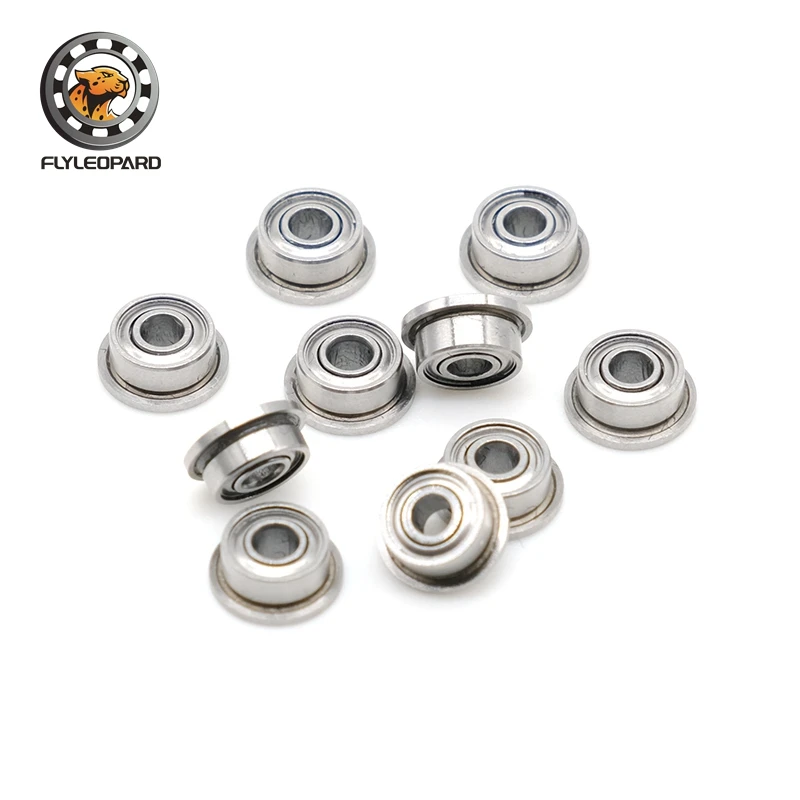 MF52ZZ  2x5x2.5 mm ABEC-7 2PCS Miniature Flange Bearing Thin Wall Metal Shielded Flanged Bearings