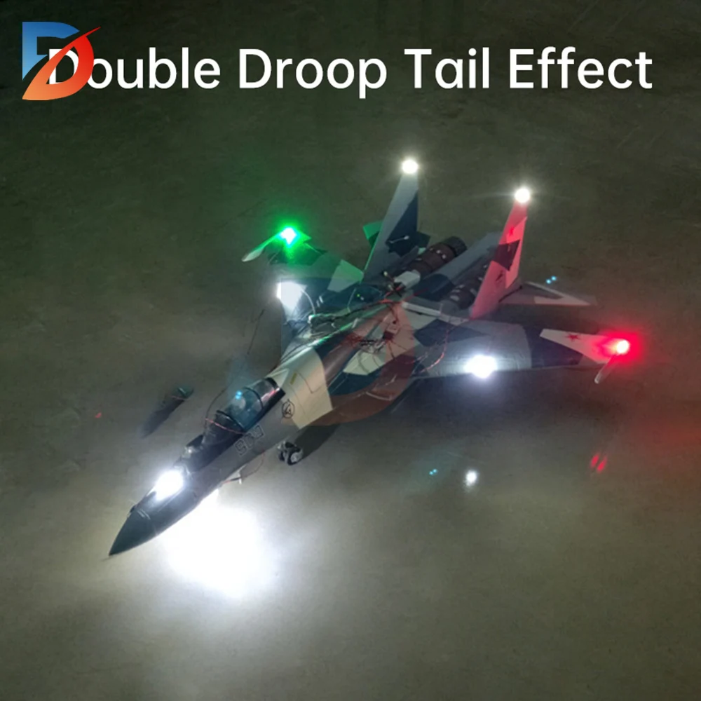 LED flash light wireless night flight light rechargeable 4 modes LED for remote control aircraft fixed wing drone FPV drone toys