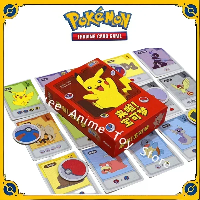 original-genuine-pokemon-cards-pokemon-is-here-pokemon-puzzle-interactive-parent-child-friend-reunion-desktop-game-child-gift