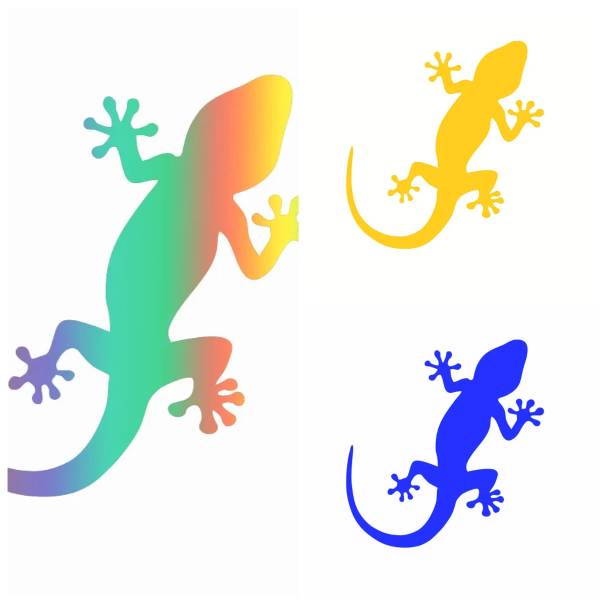 

Gecko Lizard Reptile Car Sticker - Die-cut Sticker for Windows, Bumpers, Laptops, Wall Decoration
