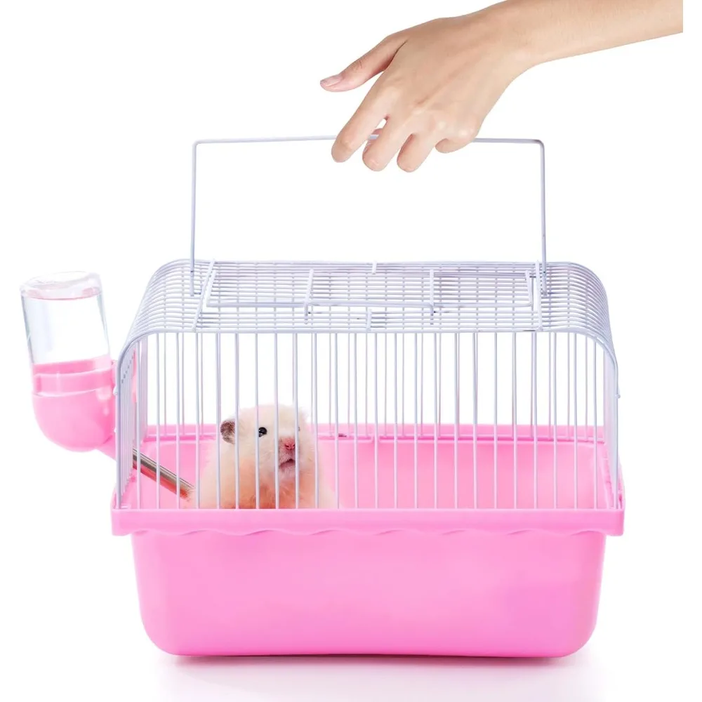 Deluxe-Hamsterkäfig aus Acryl, großer Raum, goldenes Hamsterhaus, faltbar und für den Außenbereich, Kunststofftablett, Heimtierbedarf, Box-Verpackung – Detail 2