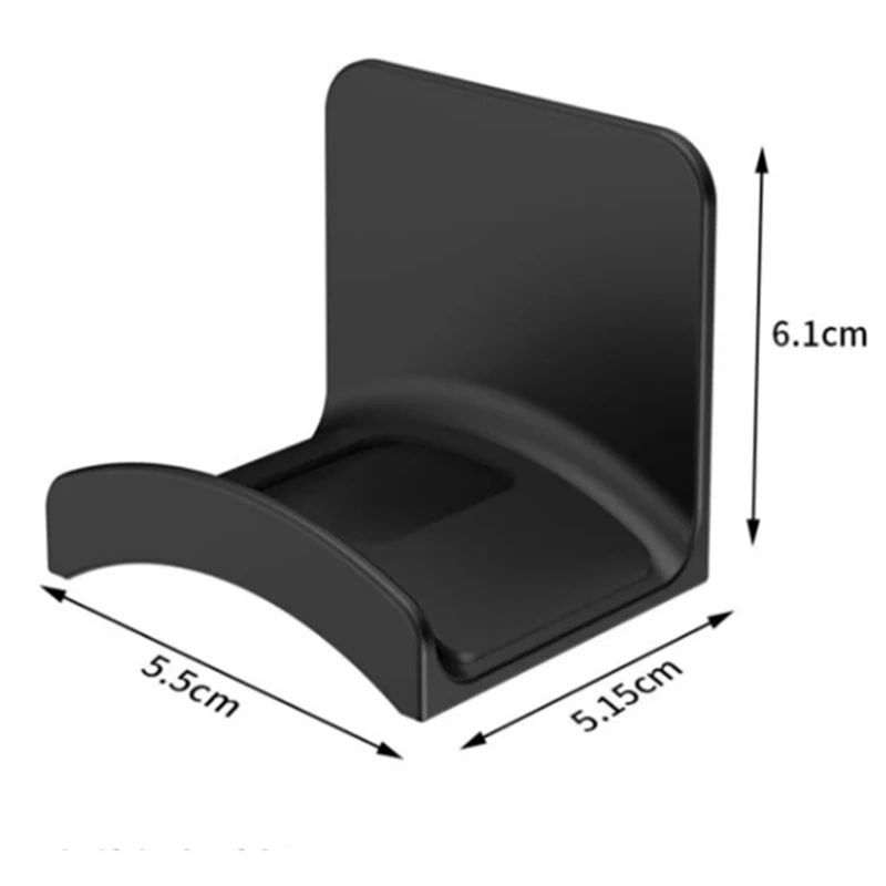 1pc Universal Wall Mounted Headphone Stand Gaming Controller Holder Headset Display Rack Under Desk Hanger Hook For Earphone