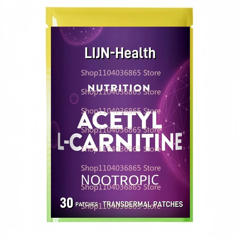 

30 Patches Acetyl L-Carnitine Transdermal Patches Supports Energy Nutrition Memory Focus