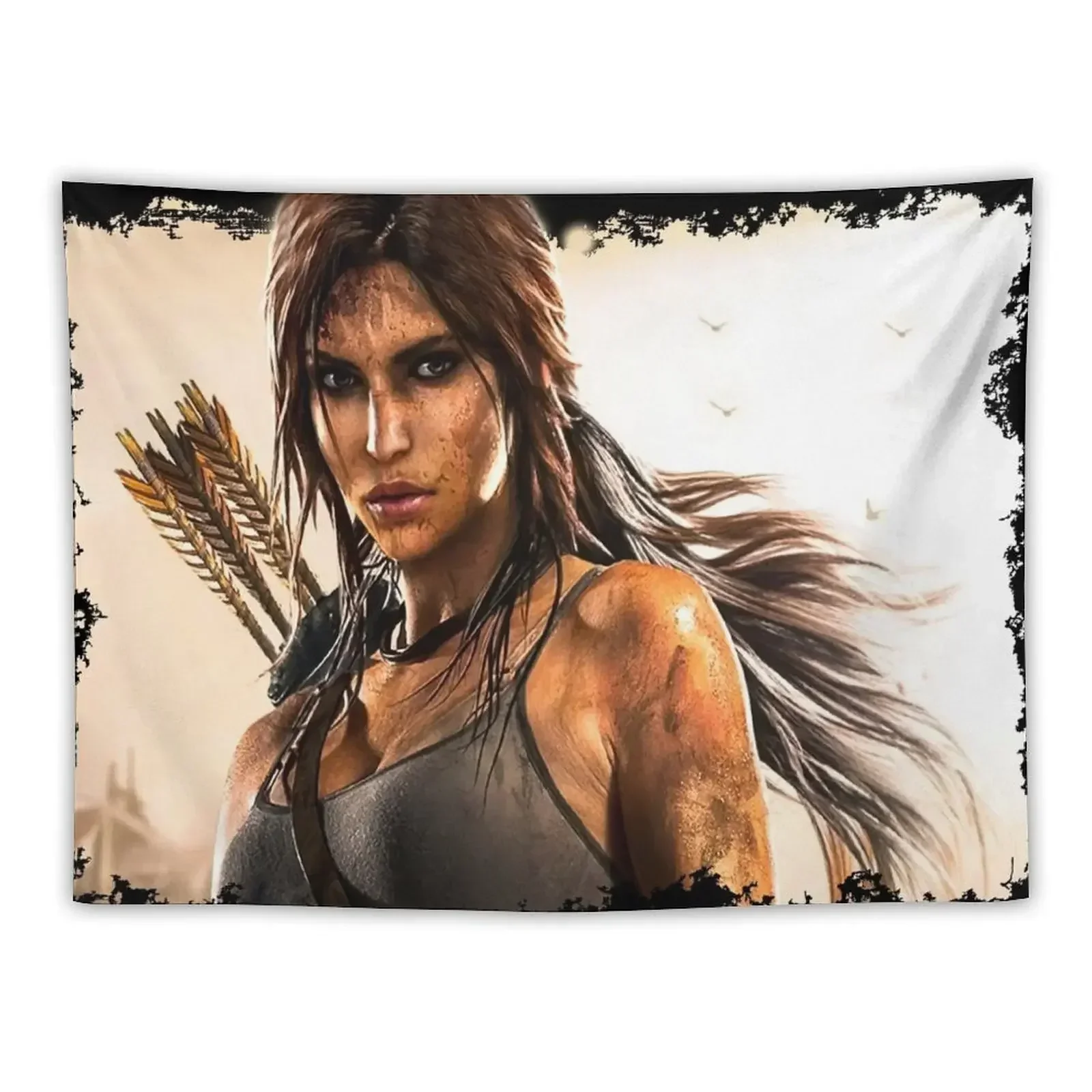 

Lara Croft Tomb Raider II 8K Tapestry Bedroom Decoration House Decor Decoration For Rooms Outdoor Decoration Tapestry