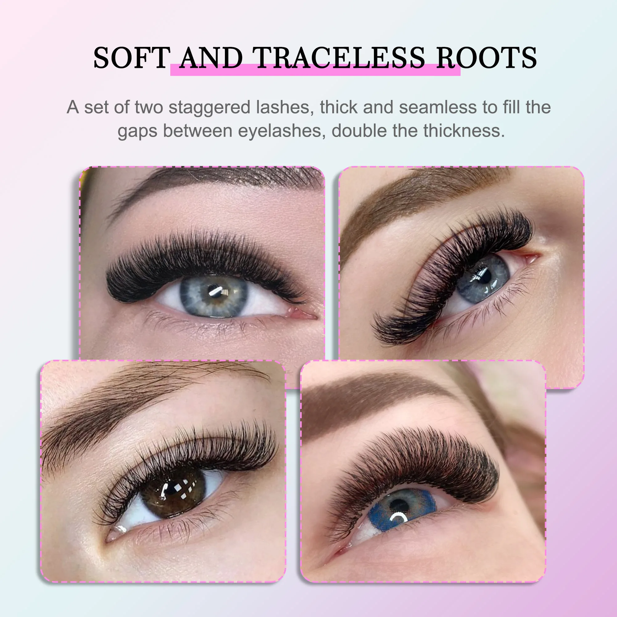 single tips 2D russian volume  - Eyelash Extension Tipe avis et prix