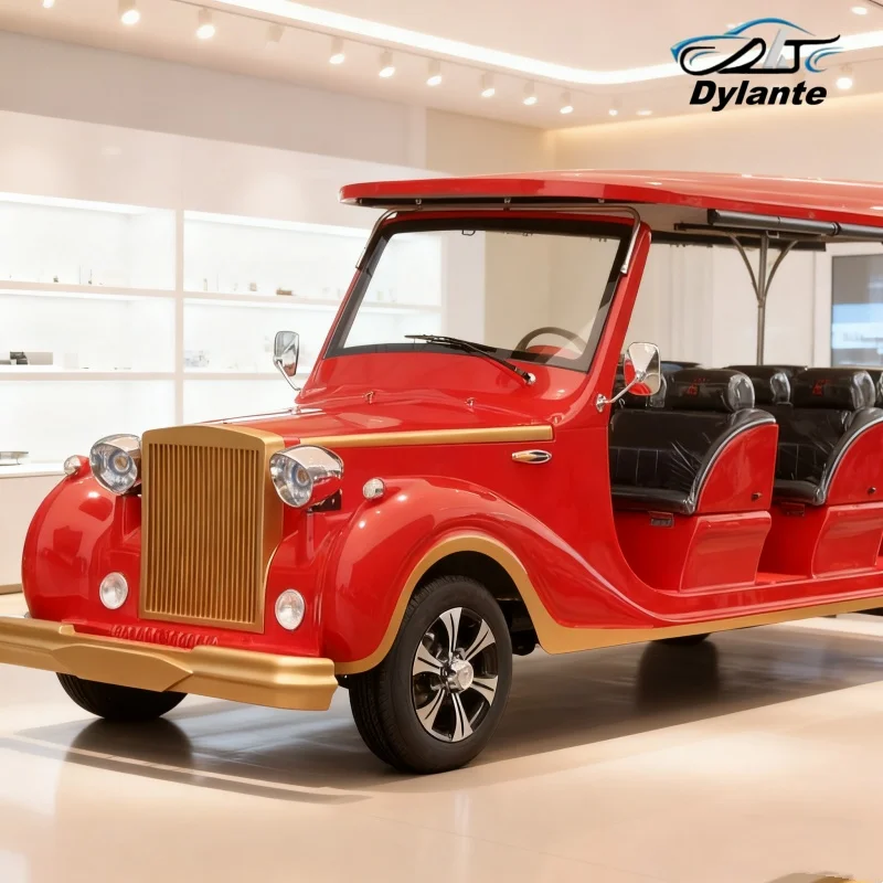 

Cheap Prices Sale Chinese Vintage Classic Car 5 8 11 Seater Wholesale And Retail 72V Lead-Acid Battery Powered Antique Car