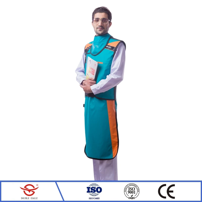 Хорошее качество рентгеновского гамма-излучения защитная 0,35/0,5 ммpb супер мягкий свинцовый жилет пальто радиологическая защита свинцовая одежда