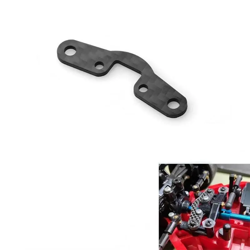 MACH-Carbon Fiber Reinforcement Steering Group For Tamiya TT02 1/10 RC Car- Upgrade Parts Accessories