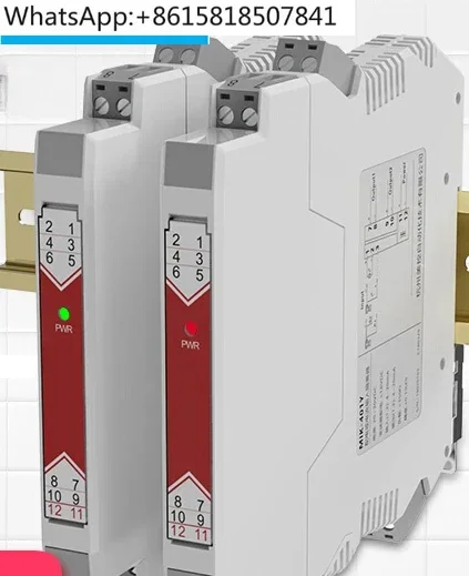

Current signal isolator one in two out analog signal transmission module 4-20mA to 0-10/5V