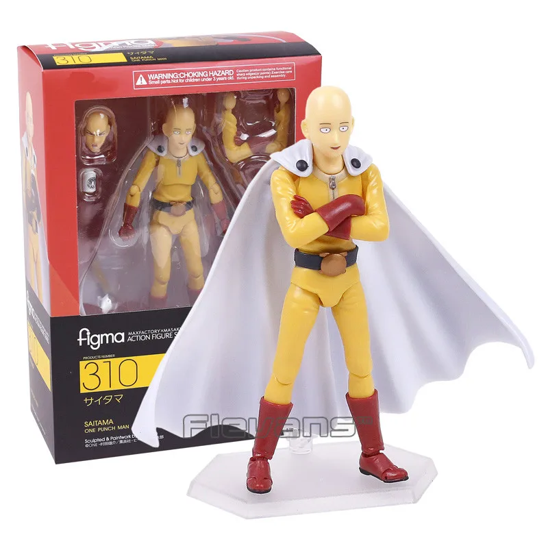 Figma 310, подвижная сборная фигурка Сайтама, фигурка, модель игрушки