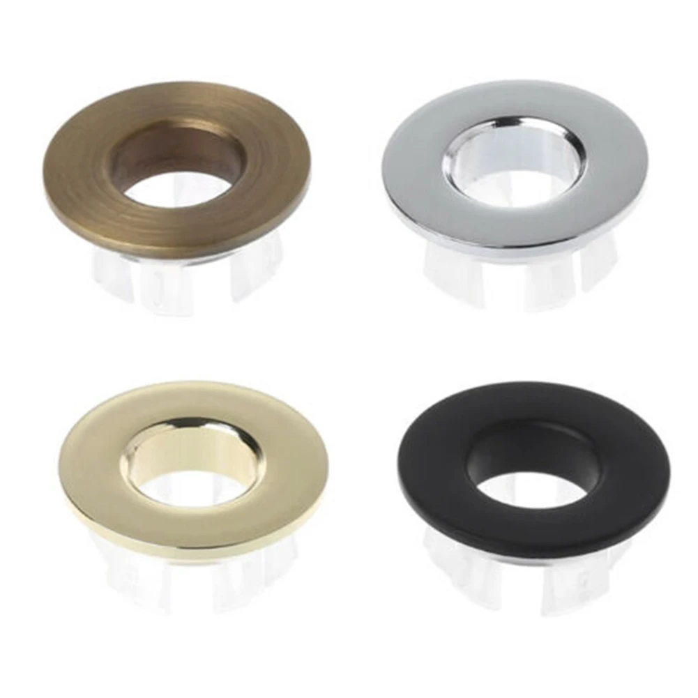 Multi Color Overflow Hole Cover Decorative Cover Drainage Cover Basin Replacement Accessories Brass Bathroom Bathtub Sink