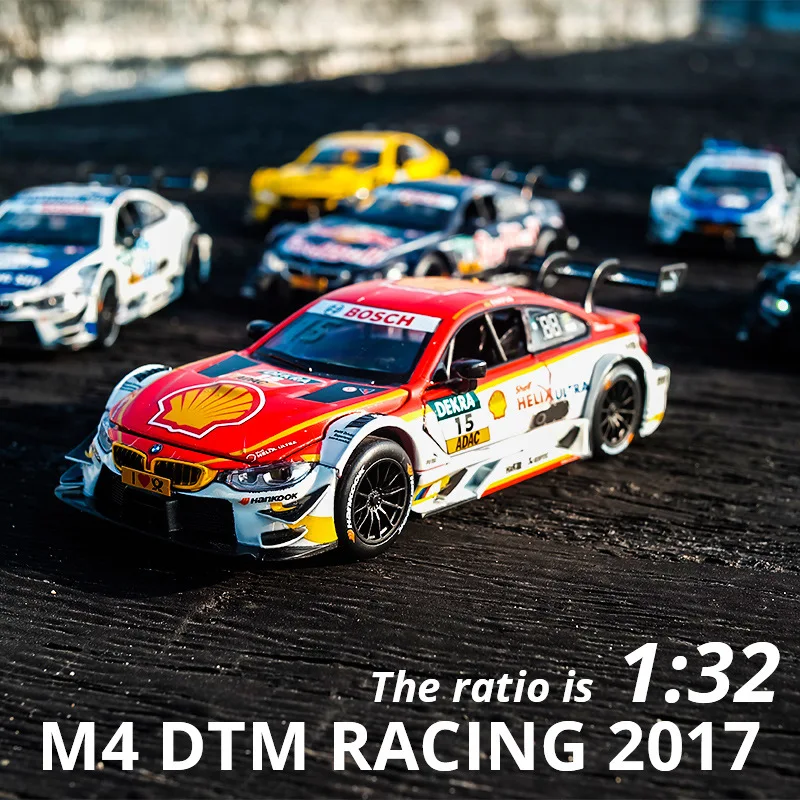 

1:32 BMW M8 M4 GTE DTM Le Mans Alloy Racing Car Model Diecast Metal Toy Vehicles Car Model Simulation Collection Childrens Gift