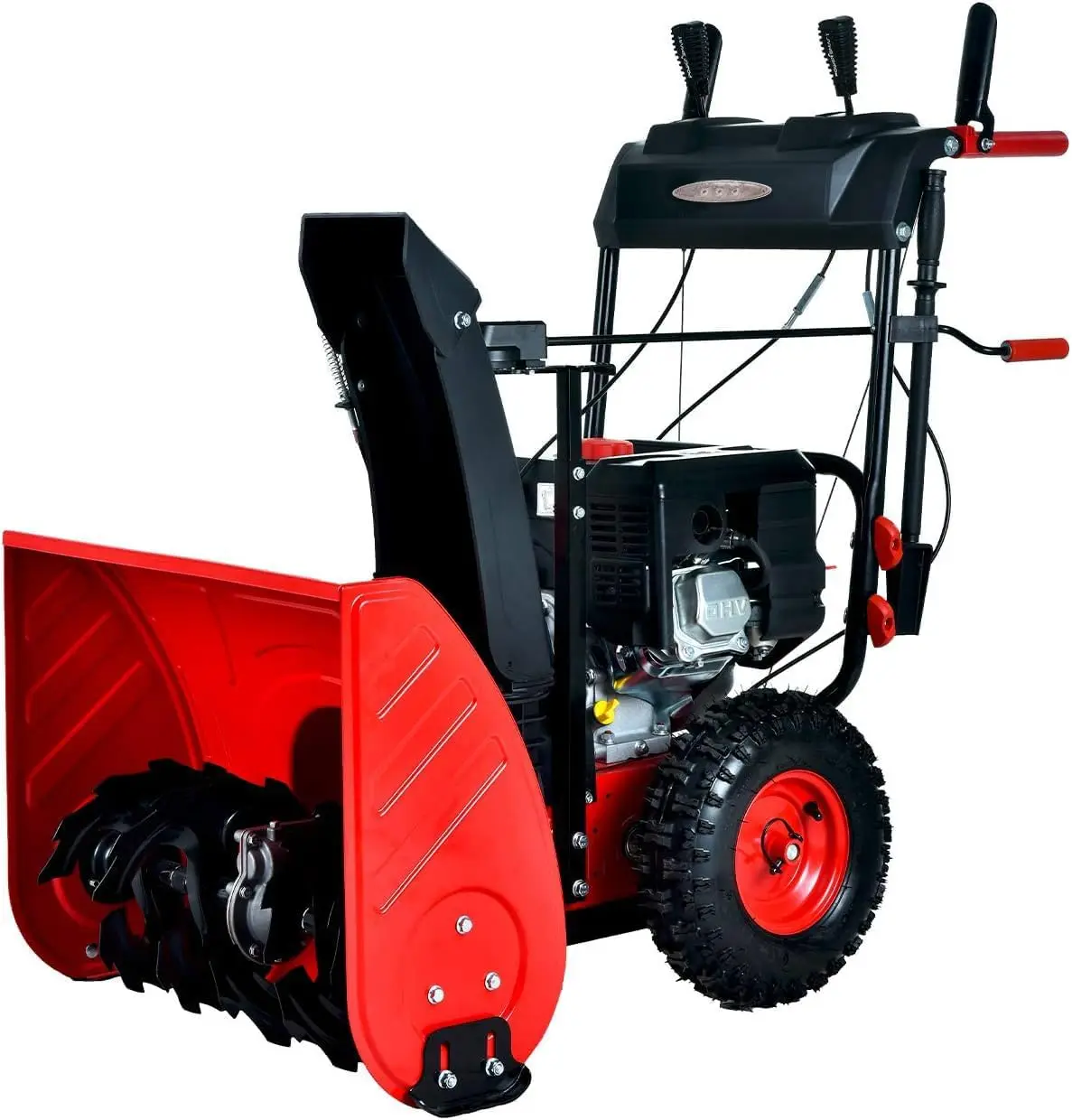 Gas Snow Blower 24-Inch 2-Stage Self-Propelled 212Cc Engine Gas Powered With Electric Start, Led Light