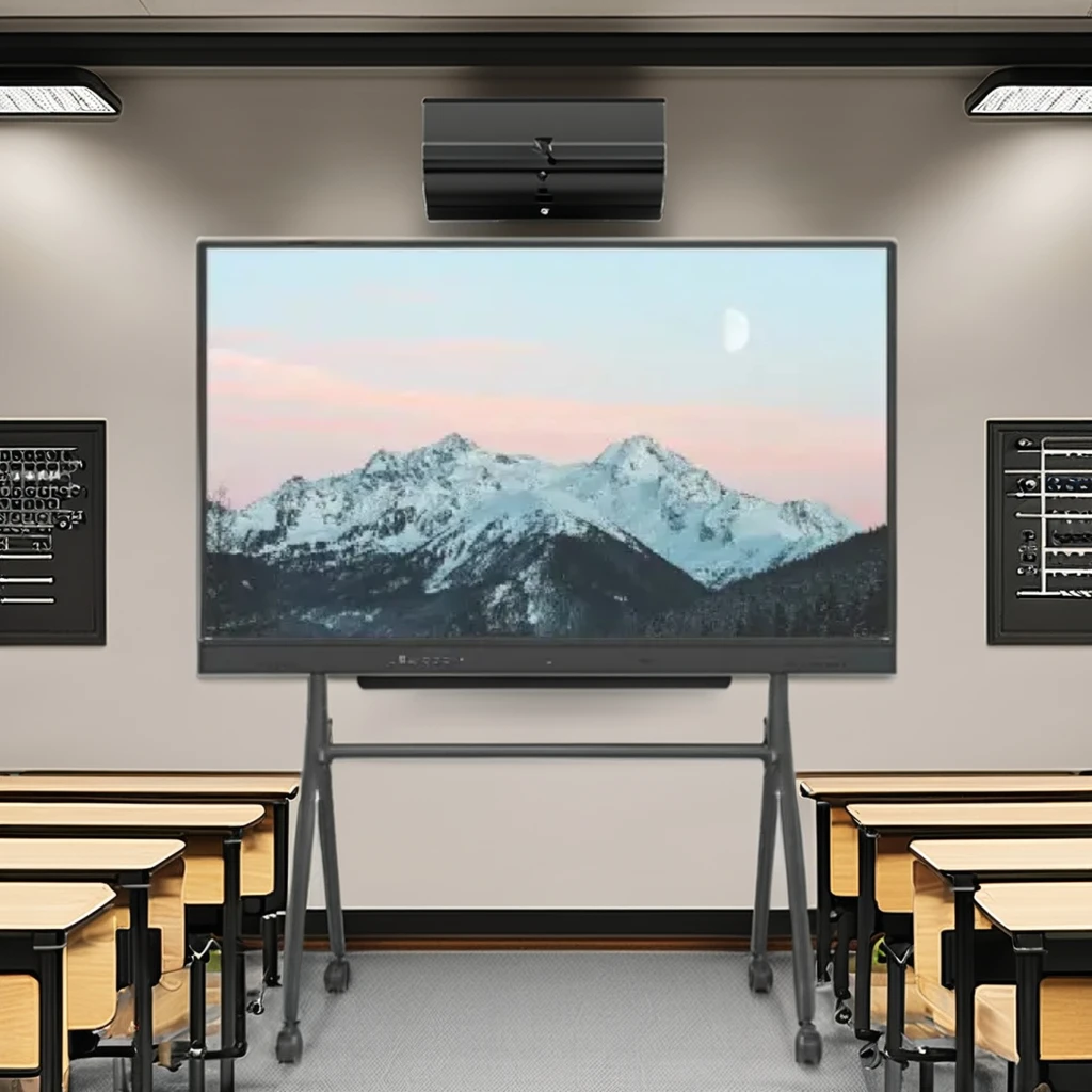 STLF New Design Heavy-Duty 55"-86" Mobile TV Trolley Stand New Design Metal Mobile Cart Mounts & Carts