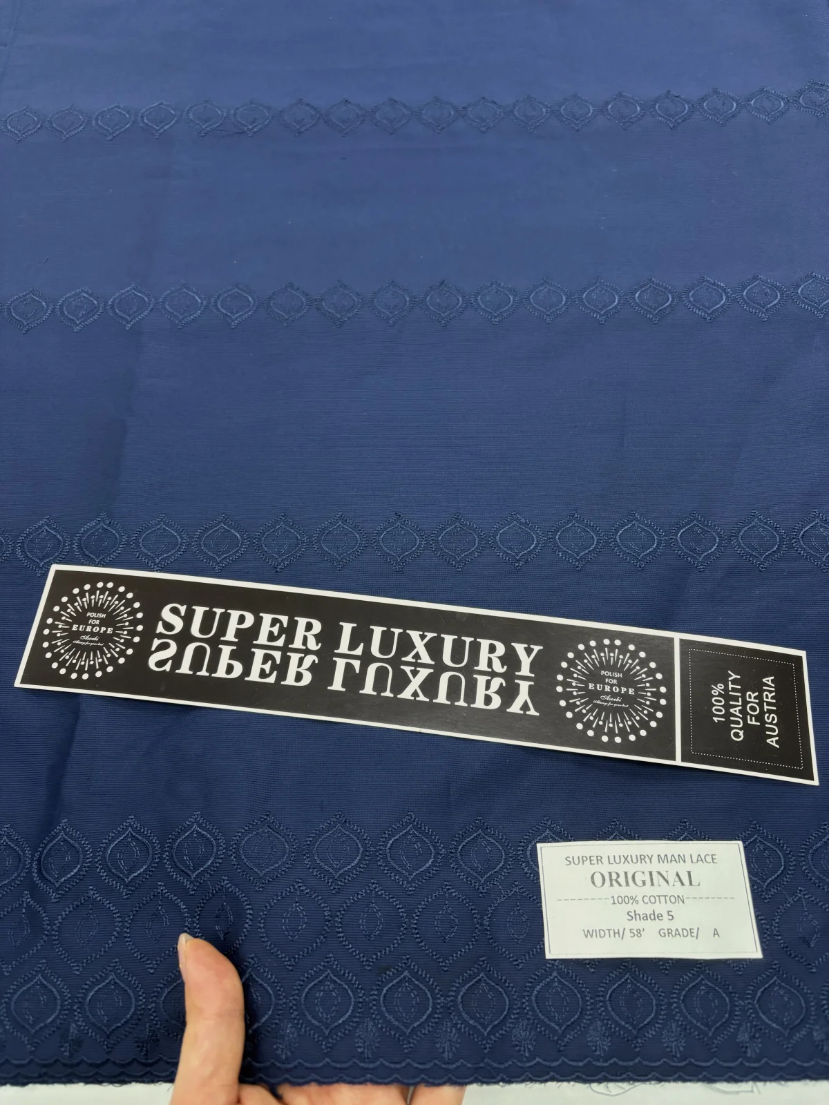 

5Yards Super Polish African Men's Fabrics 2026 Soft Quaity Swiss Voile Material Nigeria 100% Cotton Man Lace For Cloth Sewing