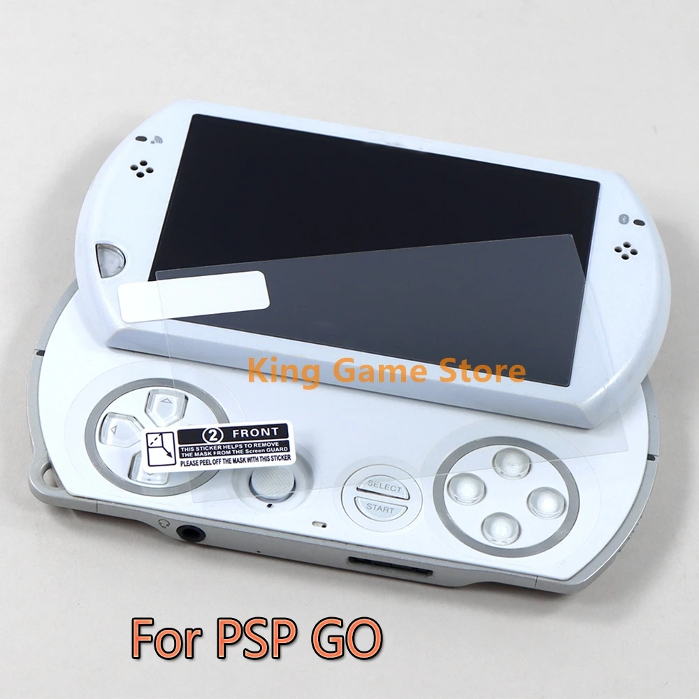 

300 шт. прозрачная защитная мягкая пленка для экрана HD для Sony PSP GO, прозрачная защитная пленка для поверхности консоли ПЭТ для PSP GO