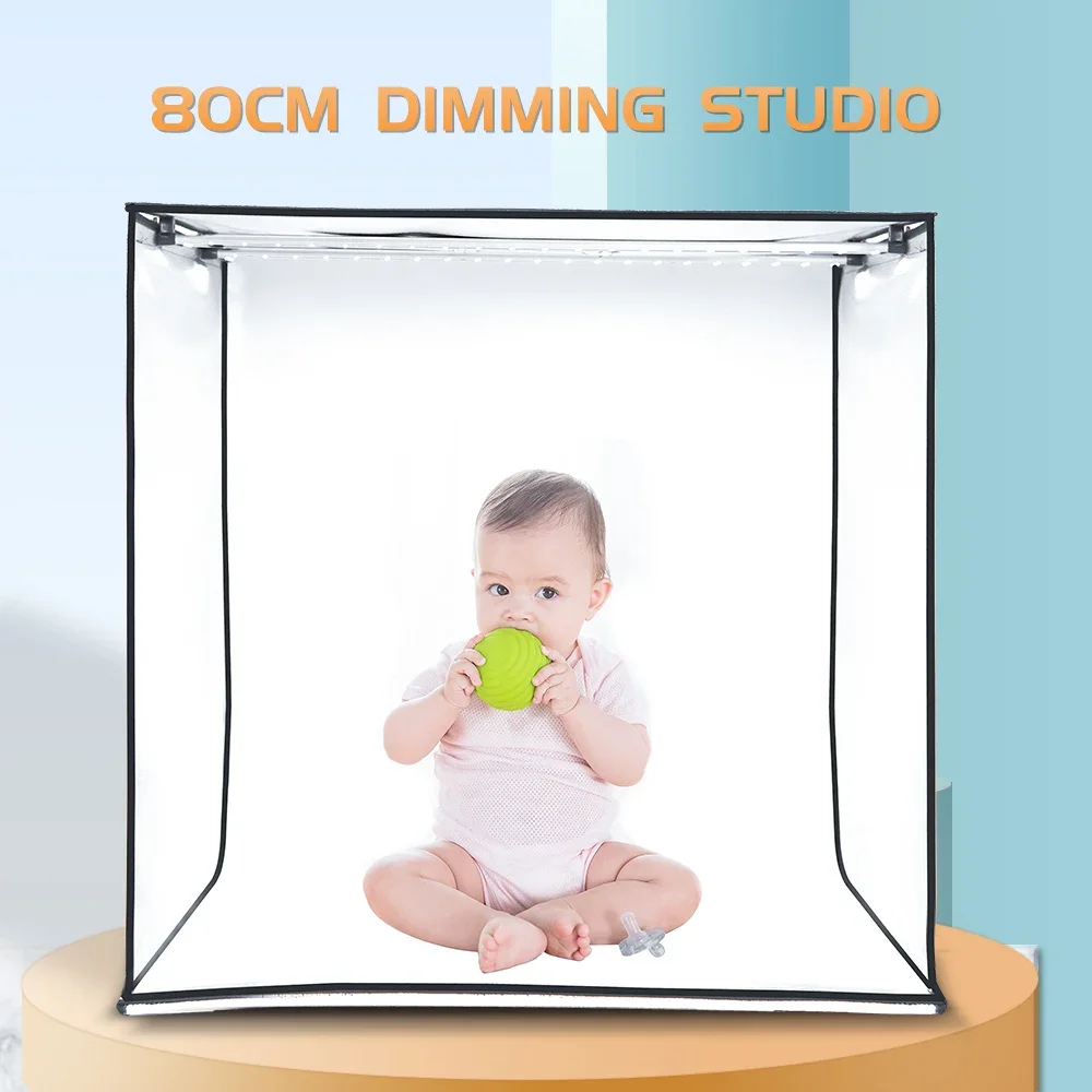 Portable Foldable Photo Ring Led Light Studio Box Photography Soft Studio Suitable For Camera Shooting With 5 Background Plates