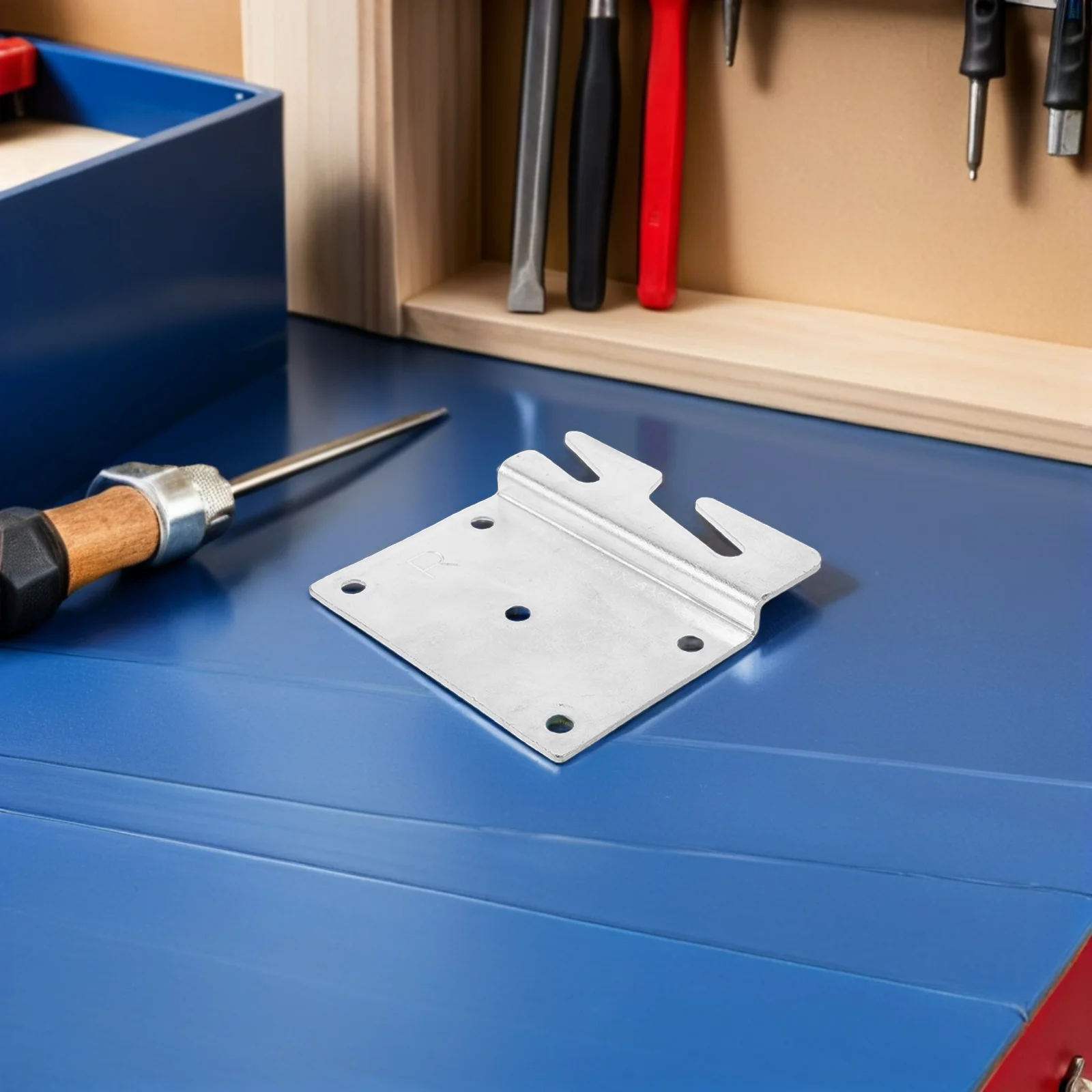 

4Pcs Bed Corner Connectors Heavy Duty Metal Brackets for Wood Beds Seamless Invisible Design Sturdy Rail Hook Plates Bedroom