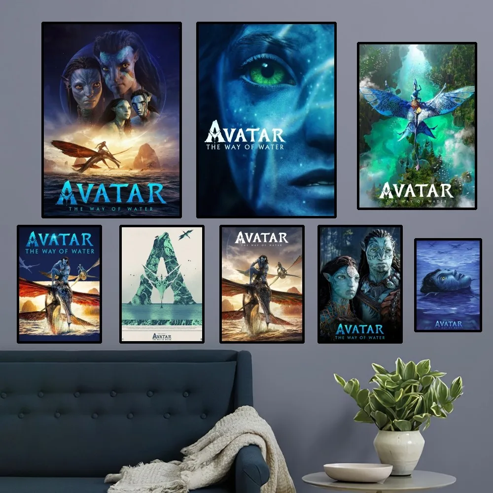 Avatar The Way of Water Poster Home Room Decor Livingroom Bedroom Aesthetic Art Wall Painting Stickers