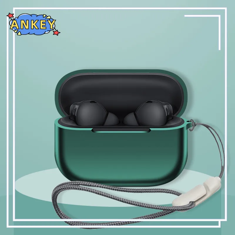 Für Huawei FreeBuds SE4 ANC Hülle Kopfhörer Premium Silikonhülle Stoßfester, zugänglicher Ladeanschluss mit Trageband