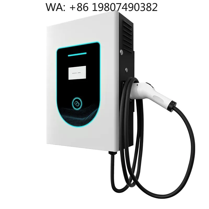 Wall‑Mounted 30kW CCS2 DC Fast EV Charger, IP54 5m Cable, Cost‑Effective OCPP1.6 with 4.3‑inch Display Screen