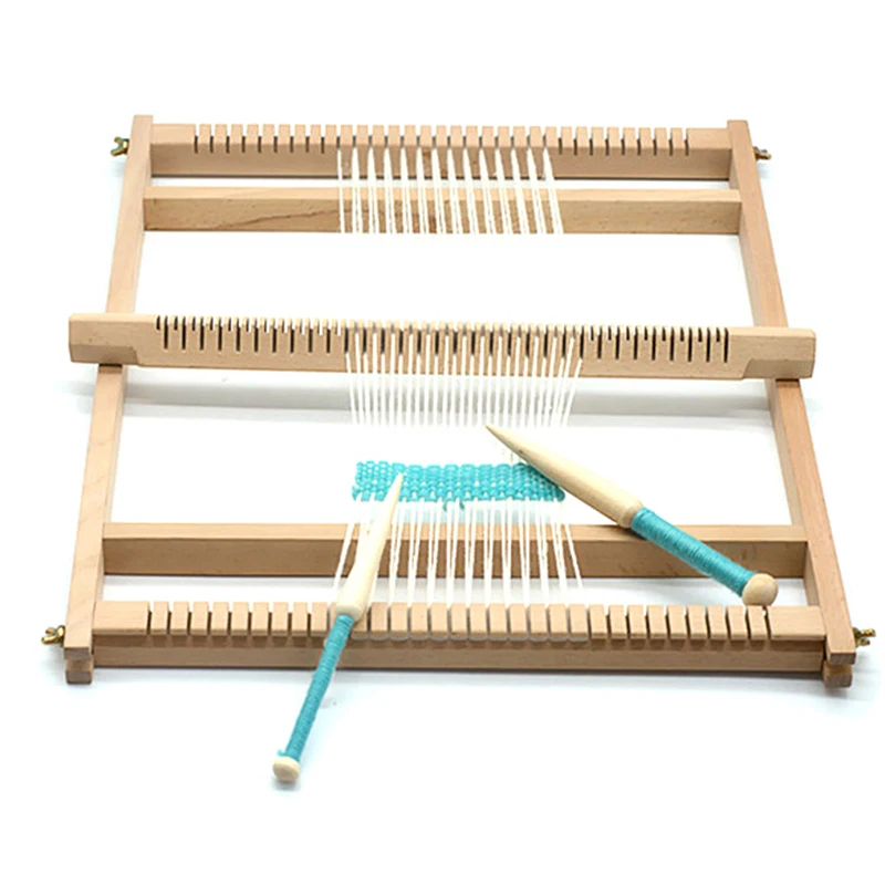 목재 직조 스웨터 스카프 태피스트리 보빈 크로셰 후크, DIY 직조 도구, 1PC