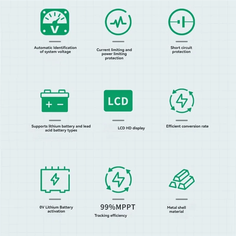 TTKK-600W 솔라 부스트 충전 컨트롤러 MPPT 전기 자동차 충전 전압 조정기 24V 36V 48V 60V 72V 배터리