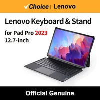 Teclado y soporte magnéticos originales Lenovo para Xiaoxin Pad Pro 2023 de 12,7 pulgadas para Lenovo Qitian K12 ranura para bolígrafo de emparejamiento magnético