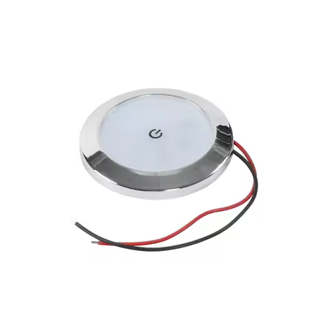 TYTXRV Trailer Modification Accessories Ultra-thin Round Illuminator LED Light Indoor Light 12V24V 2W 70mm for Camper Caravan