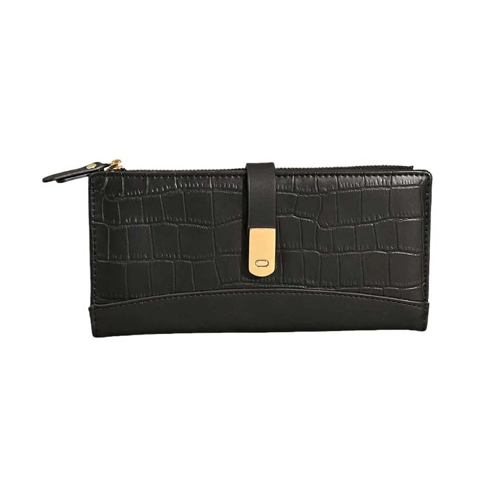 

Cute PU Leather Women Purse Wallets Rectangle Large Capacity PU Coin Purse Stylish Phone Bag Card Holder Outdoor