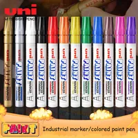 1pcs Japan UNI Px-20 Paint Pen Based Markers Touch-up Pen Waterproof Industrial Non-fading Tire Marker Permanent  Art Supplies