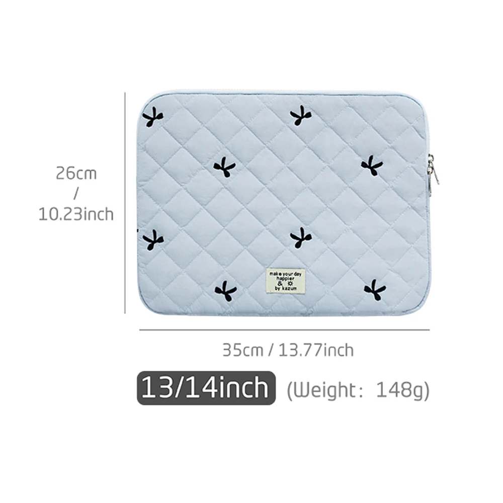 Funda para portátil de 13-14 pulgadas para MacBook Dell HP, funda para tableta de gran capacidad, funda protectora portátil para uso universitario y diario