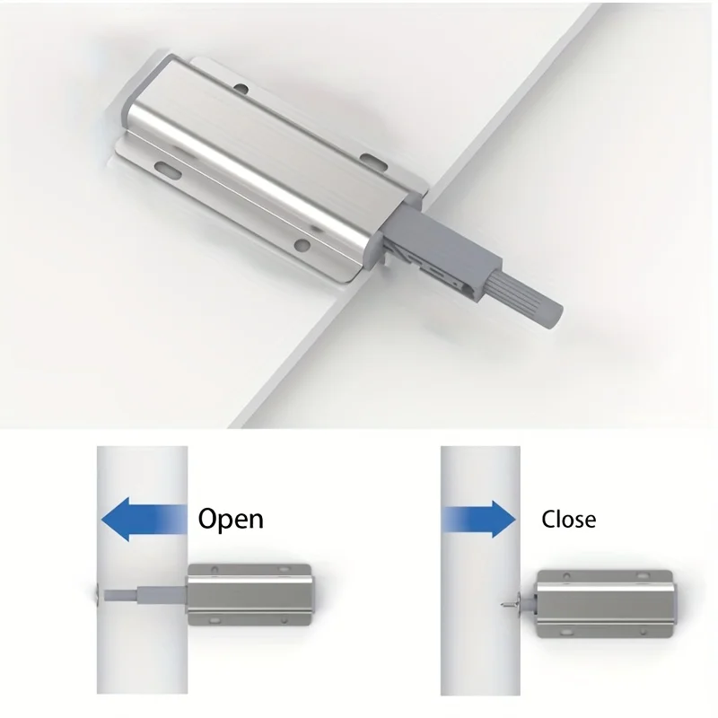 6pcs Push To Open System Damper Buffer For Cabinet Door Cupboard Catch For Home Kitchen Furniture Hardware Home Accessories