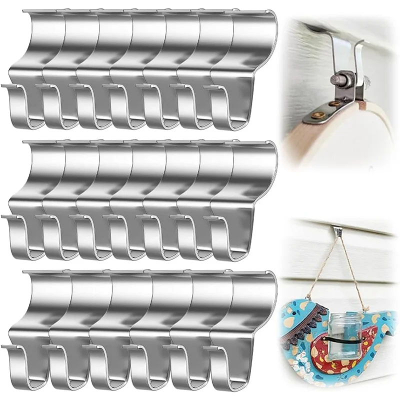 

2025 Trend 50Pcs Hooks For Siding,Vinyl Siding Hook Heavy Duty Siding Clips Siding Hangers,No-Hole Needed Siding Hooks For Hangi