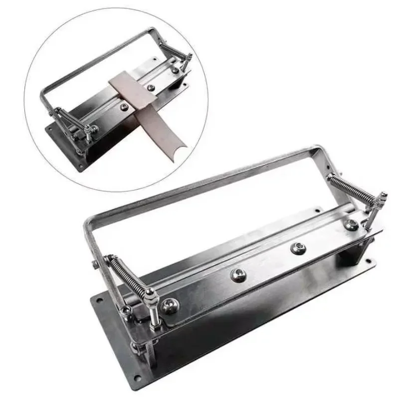 Stainless steel belt leather cutting tool engraving manual cutting machine