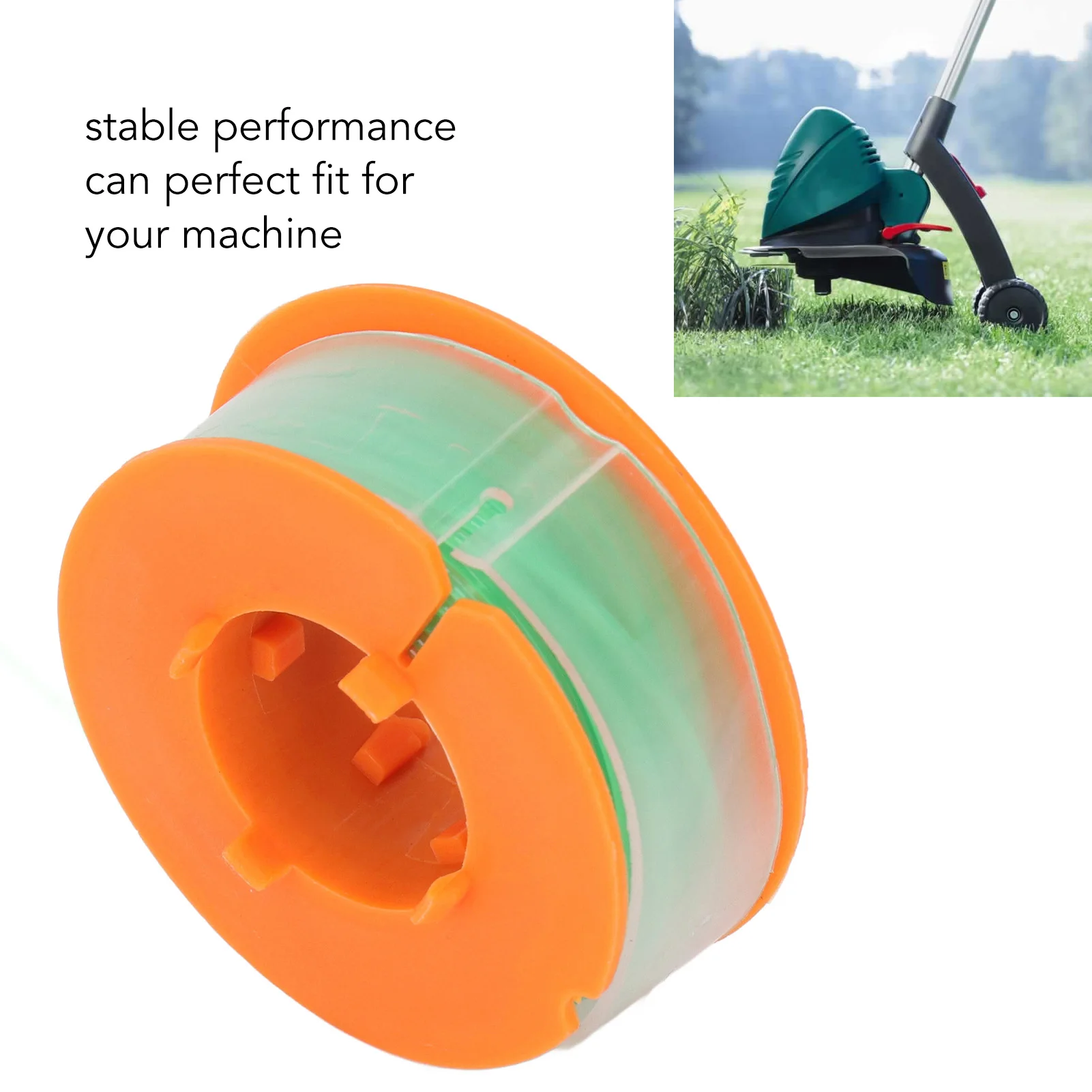 

ZK10 2Pcs Lawn Mower Spool Line Nylon Trimmer Accessories Replacement Fit for BOSCH ART 30 ART 30FA Green