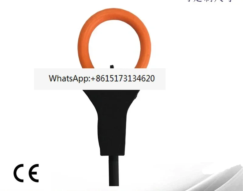 Mini flexible Rogowski coil open current transformer air-core line transient harmonic detection power monitoring